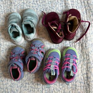 Toddler girl shoe bundle size 5-5.5 (4 pairs)